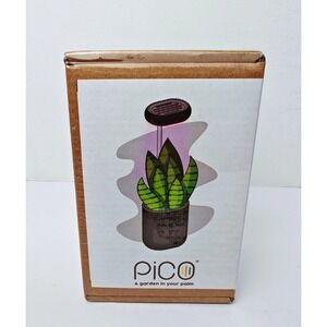 Pico Smart Planter A Garden In Your Palm LED Grow Light Self Watering, New